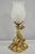 Antique French Art Nouveau Small Gold Gilt Metal Figural Dolphin Table Lamp For Sale - Image 11 of 11