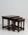 19th Century France Black Wood Nesting Table For Sale - Image 9 of 11