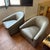 Gray Minotti Quinn Swivel Chairs - Pair For Sale - Image 8 of 10