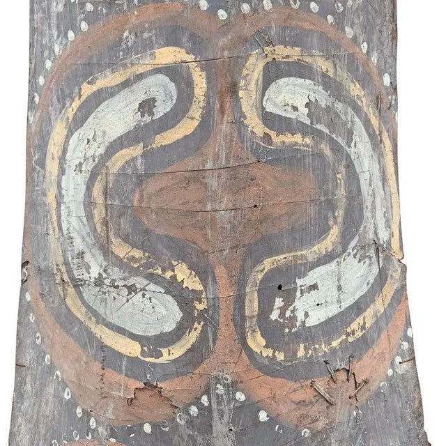 Mid 20th Century Painting From a Kwoma Ceremonial House Ceiling For Sale - Image 5 of 12