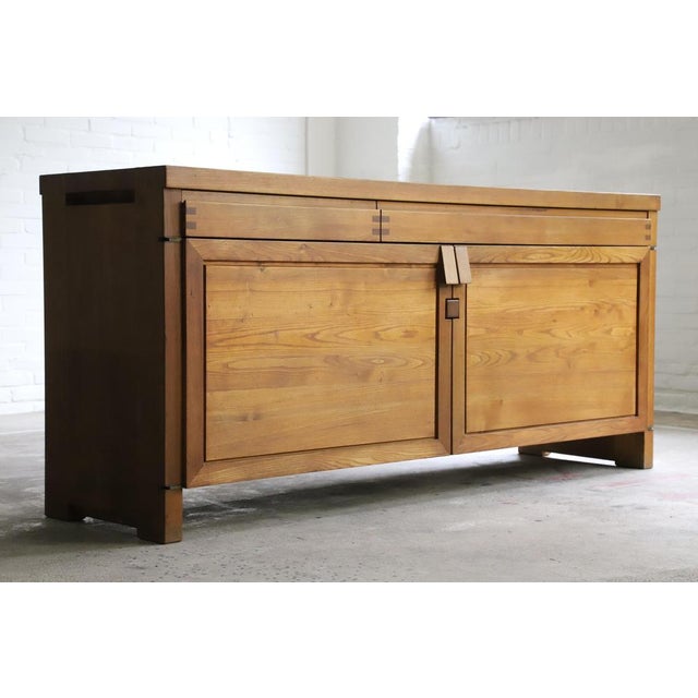 R08 Sideboard in Elm by Pierre Chapo, 1970s For Sale - Image 12 of 13