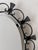 Black Illuminated Wrought Iron Wall Mirror from Hillebrand, 1980s For Sale - Image 8 of 11