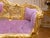 Late 20c Artisan Louis XVI Gold Rose Beech Settee For Sale - Image 6 of 9
