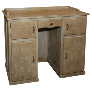 1900s Belgian Gray Storage Cupboard