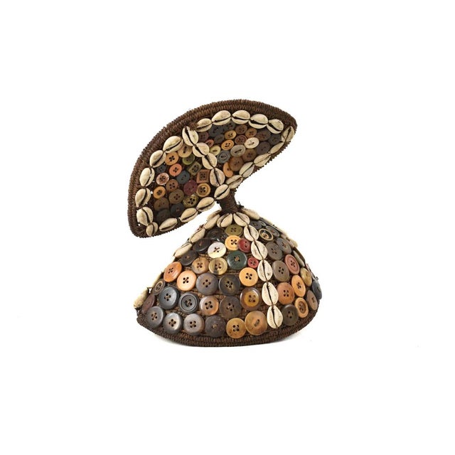 Early 20th Century Early 20th Century Lega Bwami Society Hat For Sale - Image 5 of 9