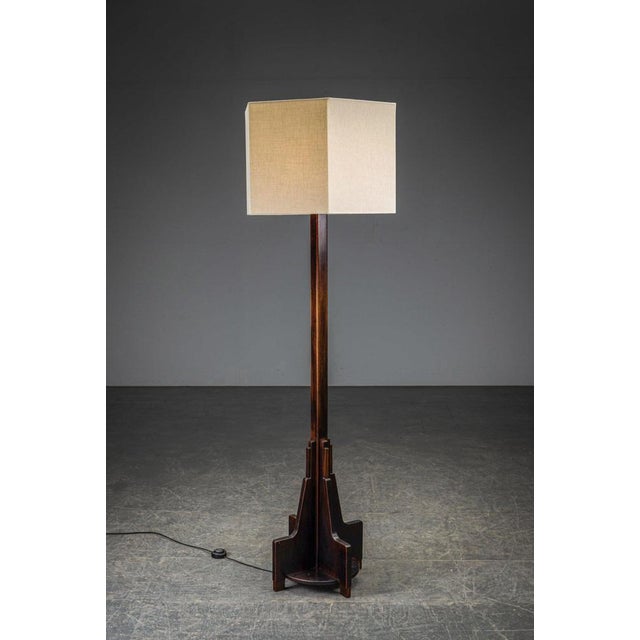 Amsterdam School Standing Lamp, 1920s For Sale - Image 6 of 10