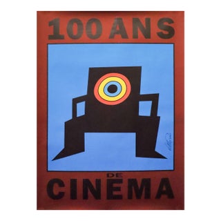 1995 Original Canadian Poster, 100 Ans De Cinema - Vittorio For Sale