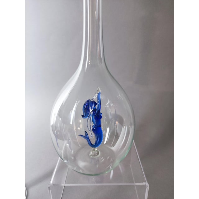 Liqueur Set Glasses and Carafe from Lauscha, 1950s, Set of 6 For Sale - Image 15 of 16