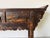 Wood Vintage Chinese Black Lacquer Altar Console Table With Hand-Carved Apron For Sale - Image 7 of 12