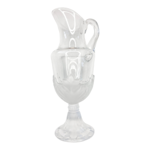 Vintage Saint Louis Crystal ‘Renaissance Frost’ Footed Pitcher