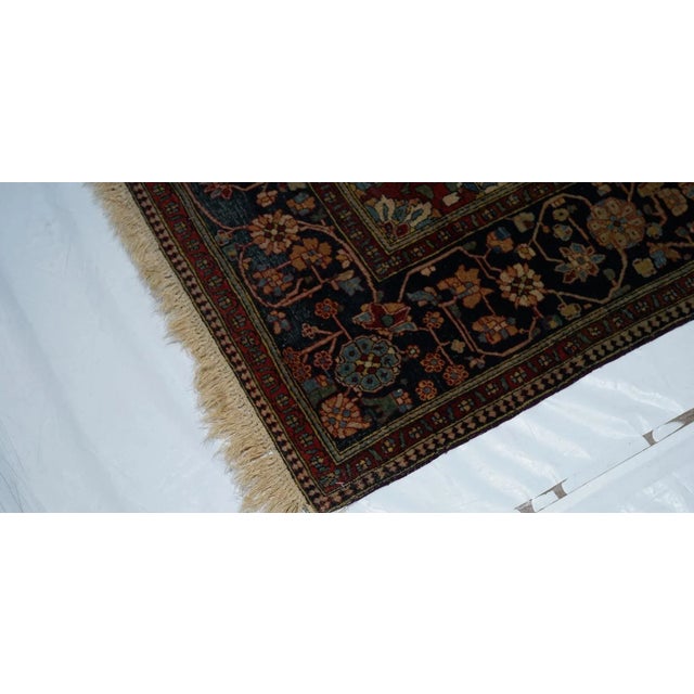 Antique Mohtasham Kashan Rug 4'1'' X 6'8'' For Sale - Image 4 of 7