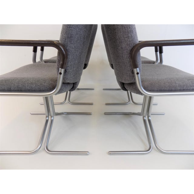 150 Conference Chairs by Herbert Hirche for Mauser Werke Waldeck, 1960s, Set of 4 For Sale - Image 6 of 18