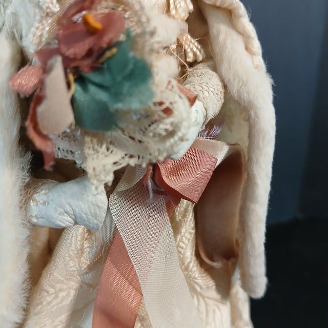 Antique Handmade Bridal Doll 19th Century For Sale - Image 6 of 8