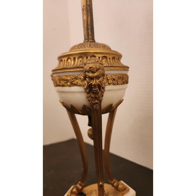 Mid 18th Century Mid 18th Century Louis XVI Gilt Bronze Lamp, Unwired For Sale - Image 5 of 7