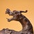 Metal Early 20th Century Gilt Bronze Mythical Beast Figure – 6.3" Recumbent Qilin Sculpture For Sale - Image 7 of 9