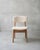 Mid-Century Modern Mid-Century Modern Dining Chairs in Textured Cream Bouclé Upholstery and Wood Frames, Hungary, 1960s, Set of 4 For Sale - Image 3 of 5