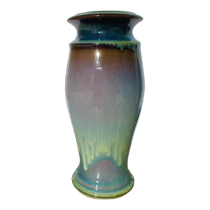 Bill Campbell Studio Flambe Vase Circa 2000's