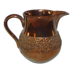Antique Copper Lustre Creamer