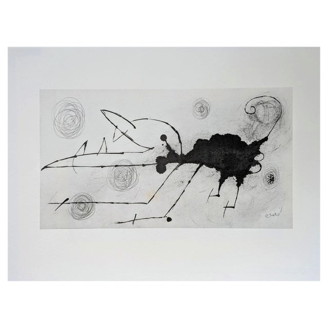 Joan Miro, Dog, Lithograph, 1977 For Sale