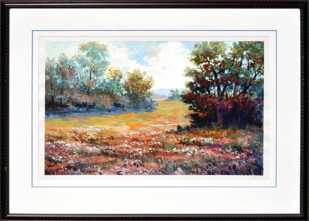 絵画 Spring in the valley Spring in the Valley Landscape by J a Johnson | Chairish