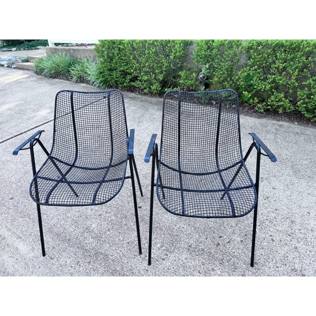 Russell Woodard 1950s Woodard Sculptura Arm Chairs, Attributed - A Pair For Sale - Image 4 of 14