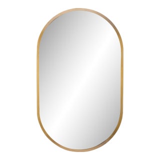 Regina Andrew Canal Mirror (Natural Brass) For Sale