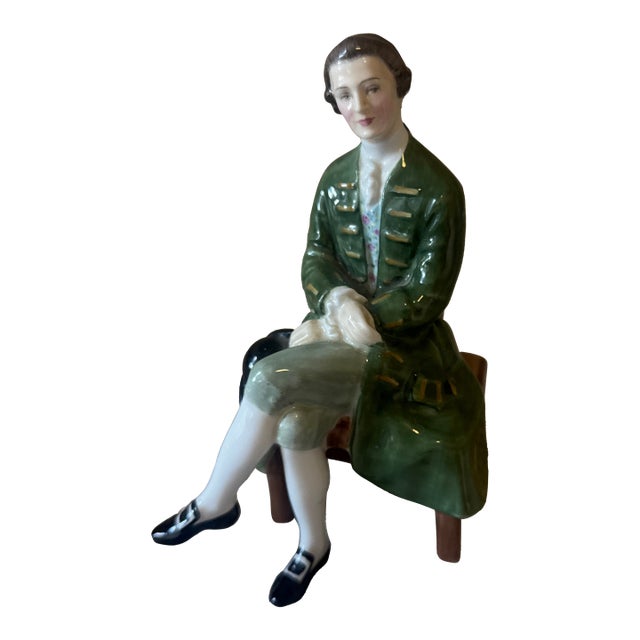 1970s Gentleman From Williamsburg Statue For Sale