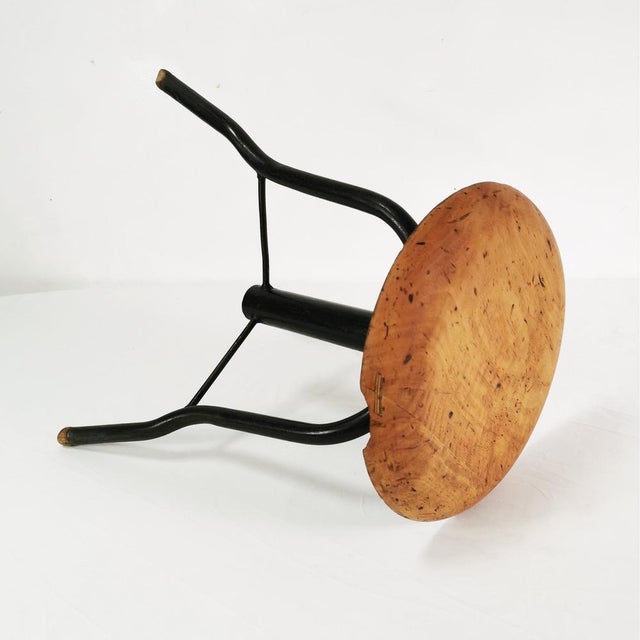 1960s Bauhaus Swivel Stool, 1960s For Sale - Image 5 of 11