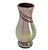 Glass Iridescent Studio Art Glass Vase With Applied Ribbon Trail Lines 9.25" For Sale - Image 7 of 12