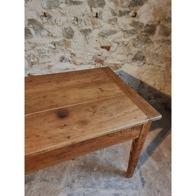 Antique French Oak Farm Dining Table, Auvergne, 1750s-1800s For Sale - Image 17 of 18