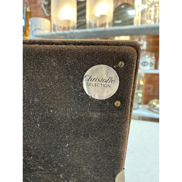 Christofle Christofle Selection Silver-Plated Photo Frame With Brass Accents For Sale - Image 4 of 7