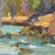 This 8”x 8” oil painting was created onsite in Prescott, Arizona during a plein air competition by artist Cindy Carrillo....