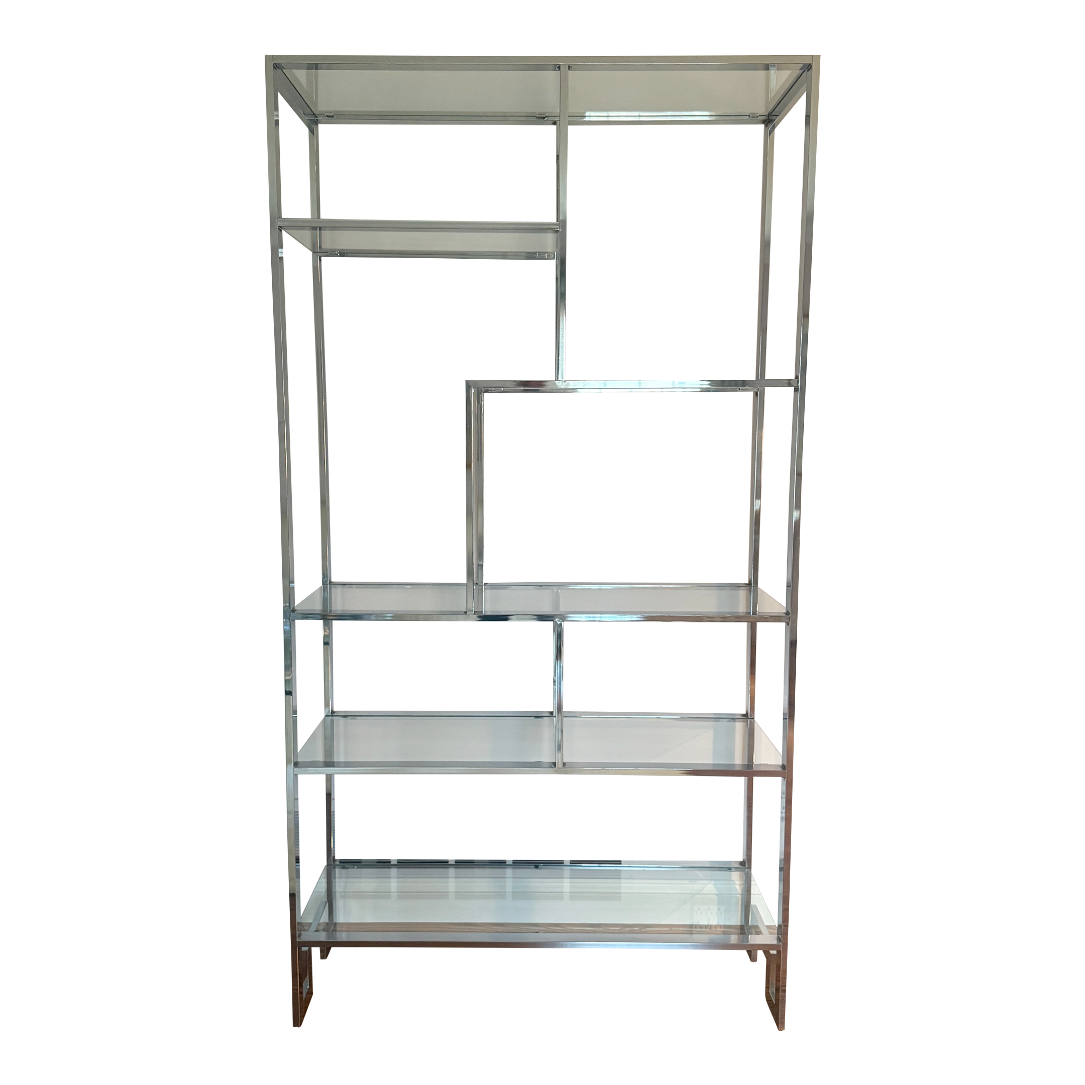 Vintage Glass Shelving | Chairish