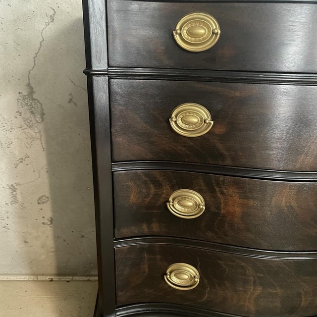 Wood Vintage Drexel Mahogany Server For Sale - Image 7 of 12