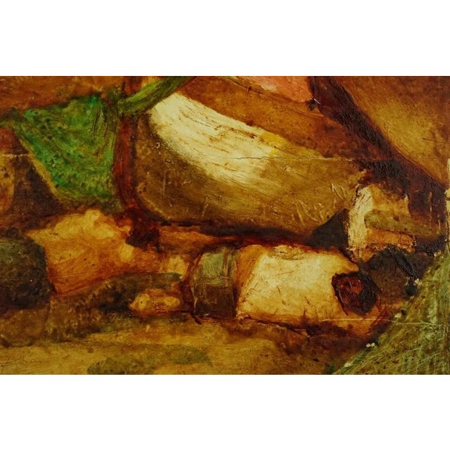 Domenico Chianese, Seascape with Fishermen, 20th Century, Oil Painting on Panel, Framed For Sale - Image 8 of 18