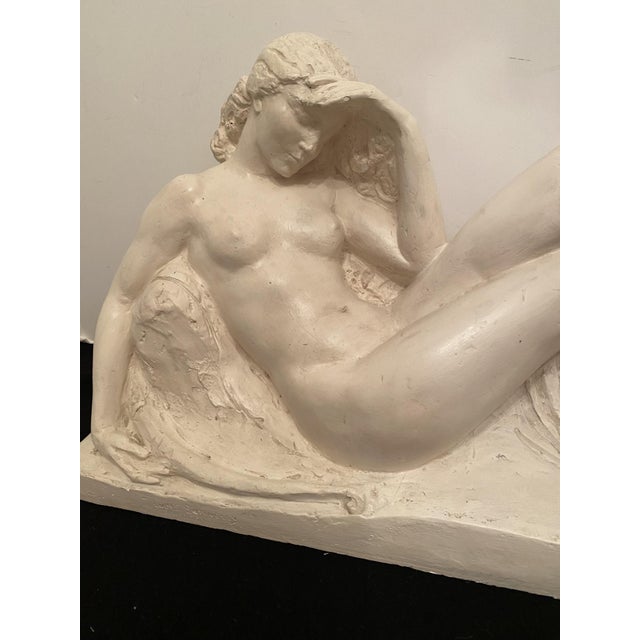 Louis Botinelly 1925 "Nu Allonge" Plaster Sculpture For Sale - Image 4 of 6