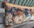 Mid 18th Century A Good Pillow With 18th Century Tapestry and Large Floral Motif For Sale - Image 5 of 7
