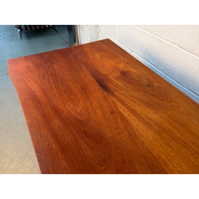 Wood Sculpted Mid 20th Century Live-Edge Walnut Sideboard For Sale - Image 7 of 16