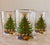 Mid-Century Modern Vintage 1970s Christmas Tree Cocktail Glasses – Retro Holiday Barware - Set of 4 For Sale - Image 3 of 5