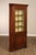 High Quality Antique American Walnut Corner Cabinet Featuring A Two Part Form With A Glazed Upper Door Having Twelve Panes...