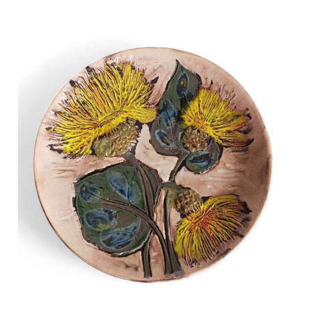 Mid-Century Ceramic Plate attributed to Ruscha, West Germany, 1950s For Sale - Image 9 of 15