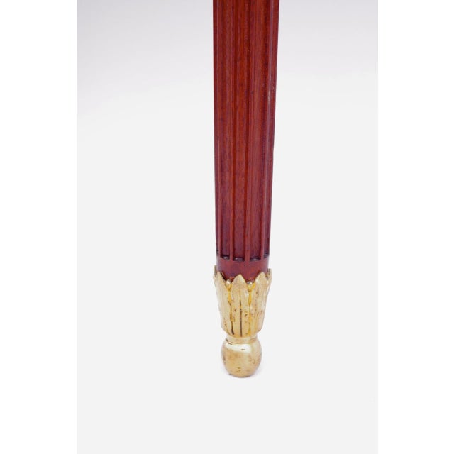 19th-Century Louis XVI Style Mahogany Tea Table For Sale - Image 5 of 7