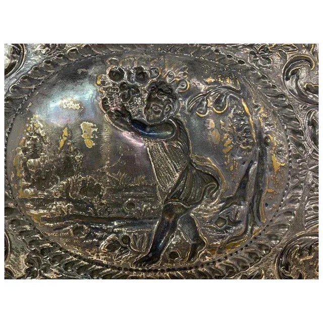 Late 20th Century Embossed Silver On Copper Plaque For Sale In Denver - Image 6 of 7