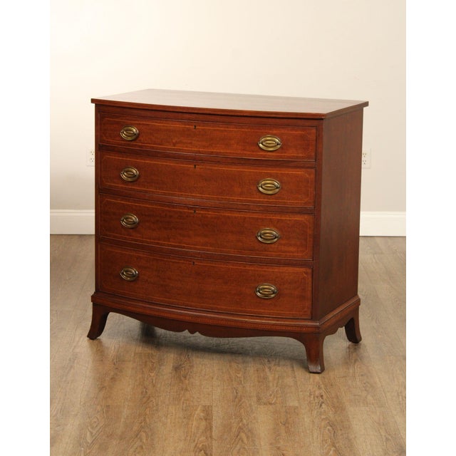 Biggs Hepplewhite Style Mahogany Chest of Drawers For Sale - Image 15 of 18