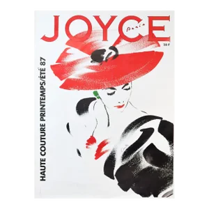 1987 Original French Fashion Poster - Joyce Paris, Haute Couture Printemps/Été 87