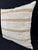 Turkish Hemp Pillow Cushion Natural Beige Rust Pillow Cushion Cover 24"x24" For Sale - Image 4 of 4
