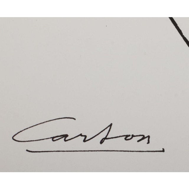 Norman Carton Nude Woman Ink on Paper, 8 For Sale - Image 10 of 10