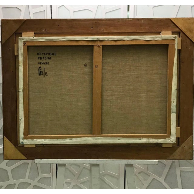 Céelle, Venice in December, Oil on Canvas For Sale - Image 8 of 10