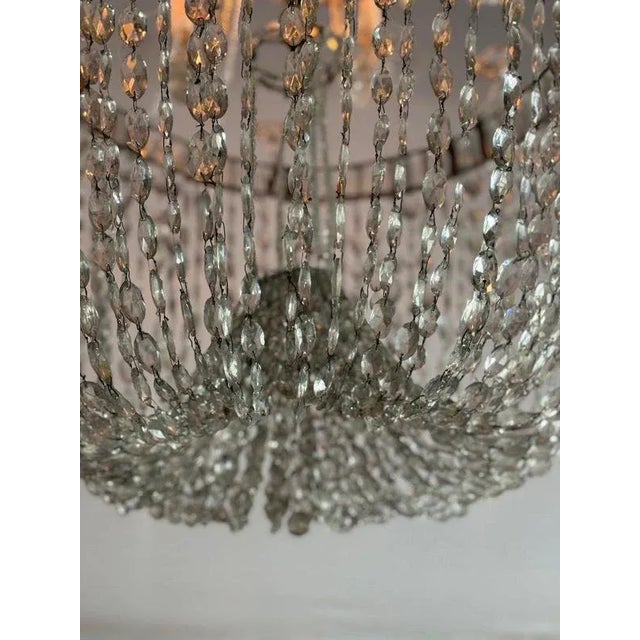 Navette Cut Crystal Chandelier, 1800 For Sale - Image 10 of 15