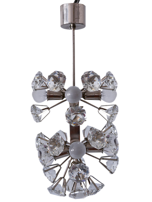 Diamond Shape Crystal Glass Chandelier by Bakalowits & Sons for Bakalowits & Söhne